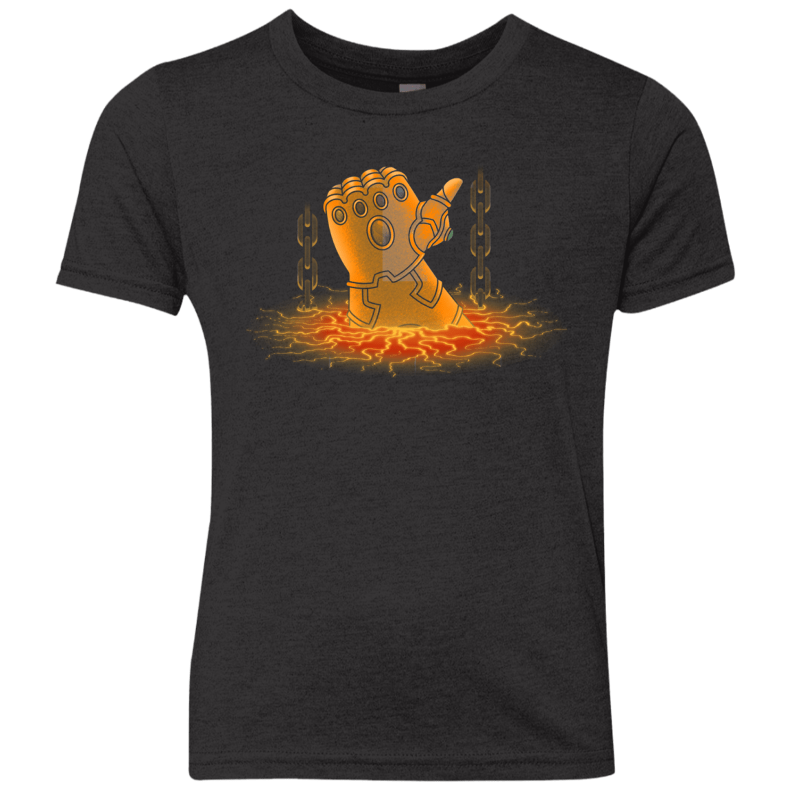 T-Shirts Vintage Black / YXS Infinity Gauntlet Youth Triblend T-Shirt