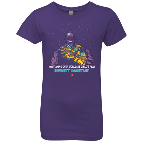 T-Shirts Purple Rush / YXS Infinity Gear Girls Premium T-Shirt