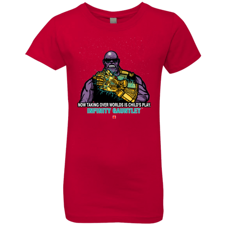 T-Shirts Red / YXS Infinity Gear Girls Premium T-Shirt
