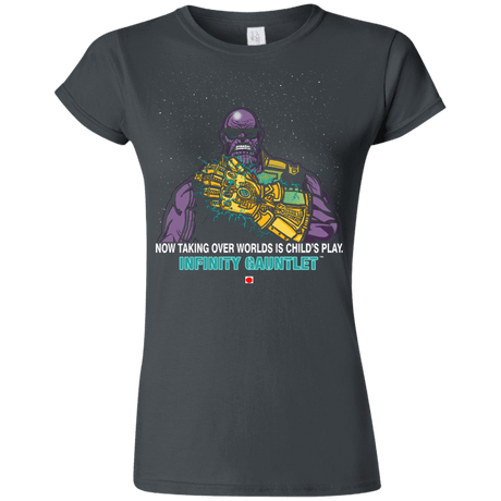 T-Shirts Charcoal / S Infinity Gear Junior Slimmer-Fit T-Shirt