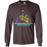 T-Shirts Dark Chocolate / S Infinity Gear Men's Long Sleeve T-Shirt