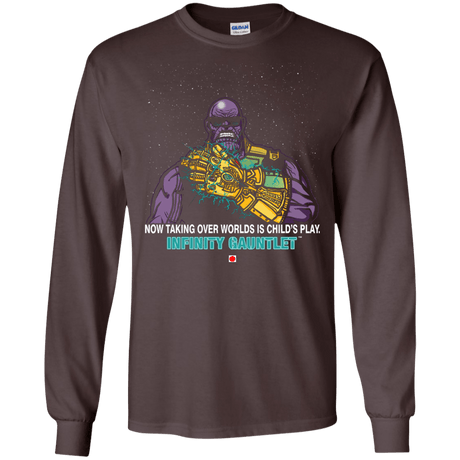 T-Shirts Dark Chocolate / S Infinity Gear Men's Long Sleeve T-Shirt