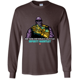 T-Shirts Dark Chocolate / S Infinity Gear Men's Long Sleeve T-Shirt