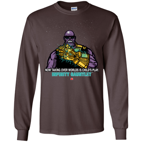 T-Shirts Dark Chocolate / S Infinity Gear Men's Long Sleeve T-Shirt