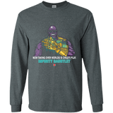 T-Shirts Dark Heather / S Infinity Gear Men's Long Sleeve T-Shirt