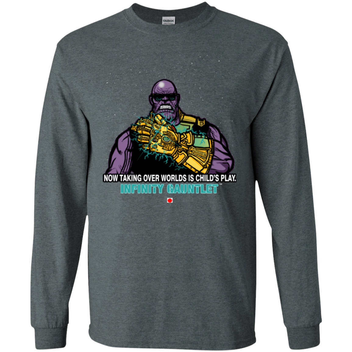 T-Shirts Dark Heather / S Infinity Gear Men's Long Sleeve T-Shirt