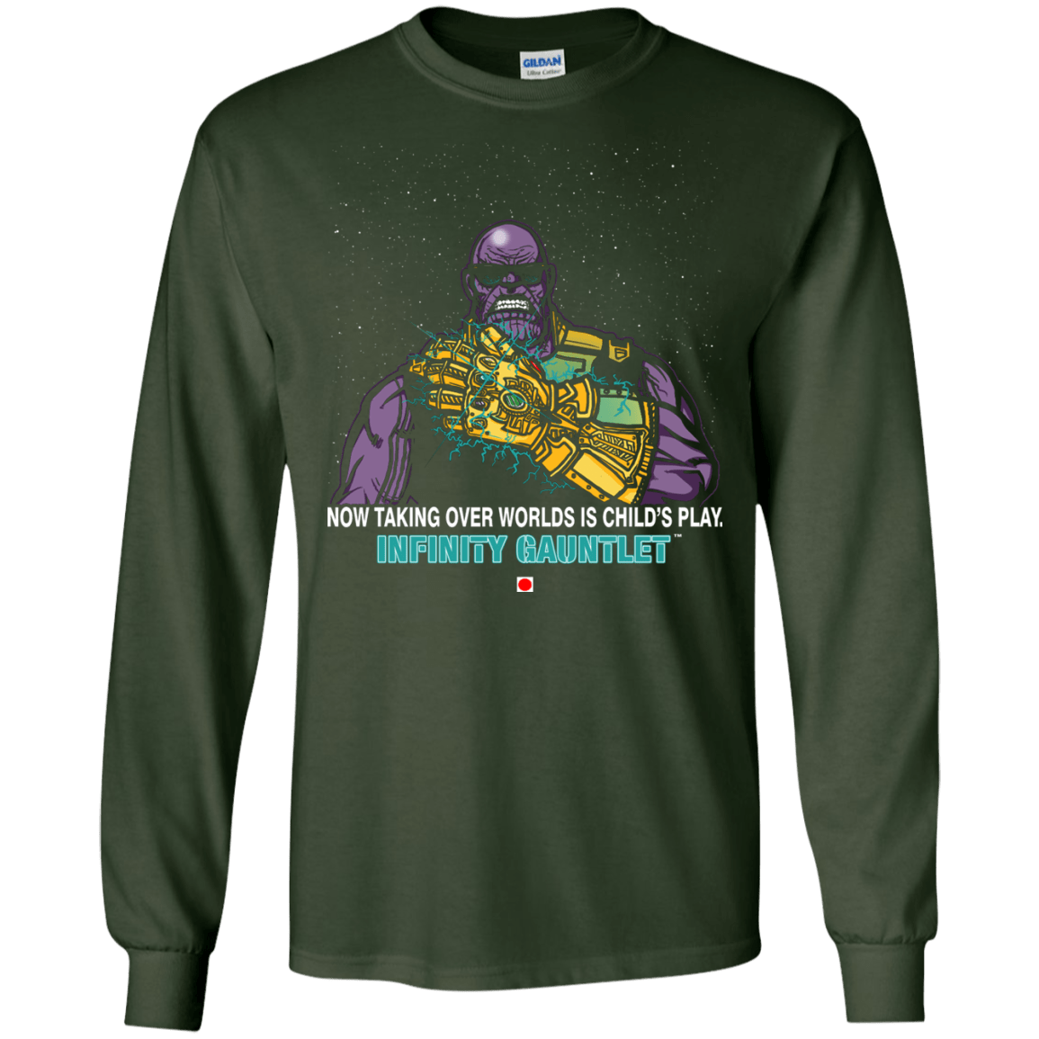 T-Shirts Forest Green / S Infinity Gear Men's Long Sleeve T-Shirt