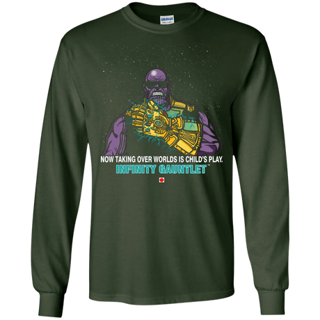 T-Shirts Forest Green / S Infinity Gear Men's Long Sleeve T-Shirt