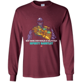 T-Shirts Maroon / S Infinity Gear Men's Long Sleeve T-Shirt