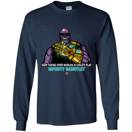 T-Shirts Navy / S Infinity Gear Men's Long Sleeve T-Shirt