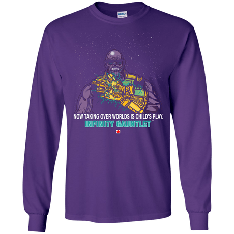 T-Shirts Purple / S Infinity Gear Men's Long Sleeve T-Shirt