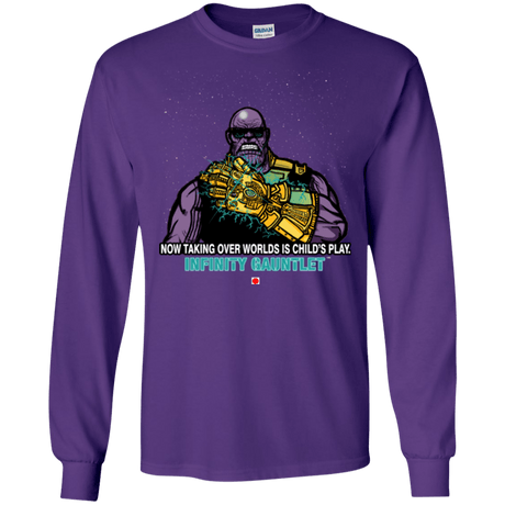 T-Shirts Purple / S Infinity Gear Men's Long Sleeve T-Shirt