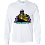 T-Shirts White / S Infinity Gear Men's Long Sleeve T-Shirt