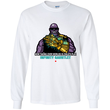 T-Shirts White / S Infinity Gear Men's Long Sleeve T-Shirt