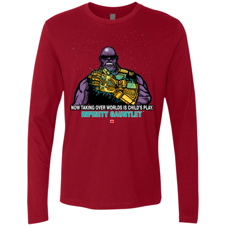 T-Shirts Cardinal / S Infinity Gear Men's Premium Long Sleeve