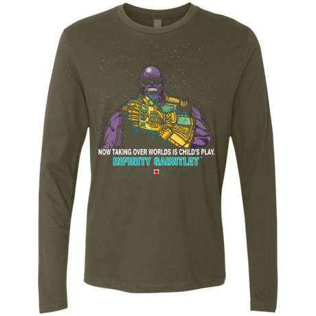T-Shirts Military Green / S Infinity Gear Men's Premium Long Sleeve