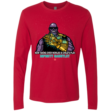 T-Shirts Red / S Infinity Gear Men's Premium Long Sleeve