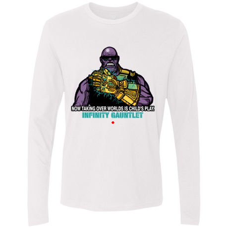 T-Shirts White / S Infinity Gear Men's Premium Long Sleeve