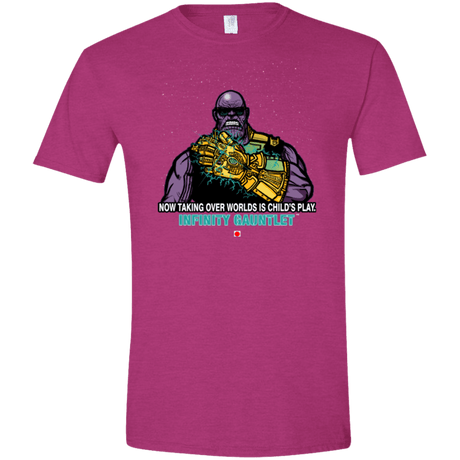 T-Shirts Antique Heliconia / S Infinity Gear Men's Semi-Fitted Softstyle