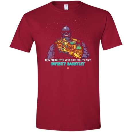 T-Shirts Cardinal Red / S Infinity Gear Men's Semi-Fitted Softstyle