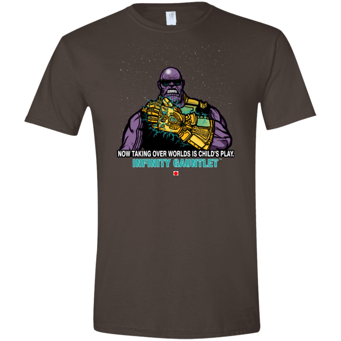 T-Shirts Dark Chocolate / S Infinity Gear Men's Semi-Fitted Softstyle
