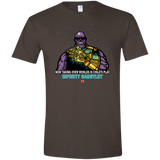 T-Shirts Dark Chocolate / S Infinity Gear Men's Semi-Fitted Softstyle