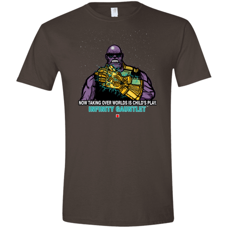 T-Shirts Dark Chocolate / S Infinity Gear Men's Semi-Fitted Softstyle