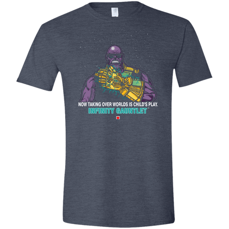 T-Shirts Heather Navy / S Infinity Gear Men's Semi-Fitted Softstyle