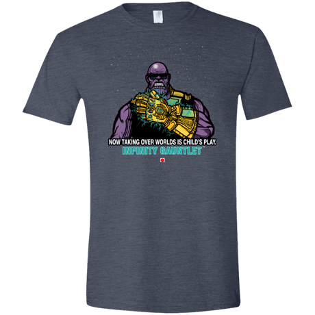 T-Shirts Heather Navy / S Infinity Gear Men's Semi-Fitted Softstyle