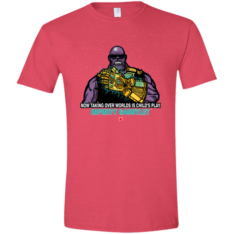 T-Shirts Heather Red / S Infinity Gear Men's Semi-Fitted Softstyle