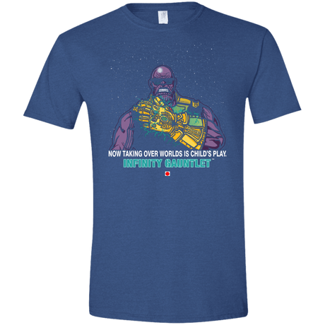 T-Shirts Heather Royal / X-Small Infinity Gear Men's Semi-Fitted Softstyle