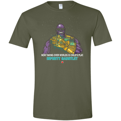 T-Shirts Military Green / S Infinity Gear Men's Semi-Fitted Softstyle