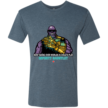 T-Shirts Indigo / S Infinity Gear Men's Triblend T-Shirt
