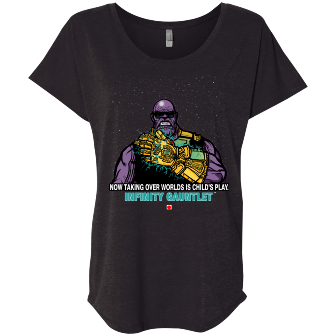 T-Shirts Vintage Black / X-Small Infinity Gear Triblend Dolman Sleeve