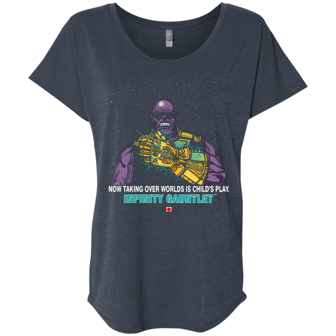 T-Shirts Vintage Navy / X-Small Infinity Gear Triblend Dolman Sleeve