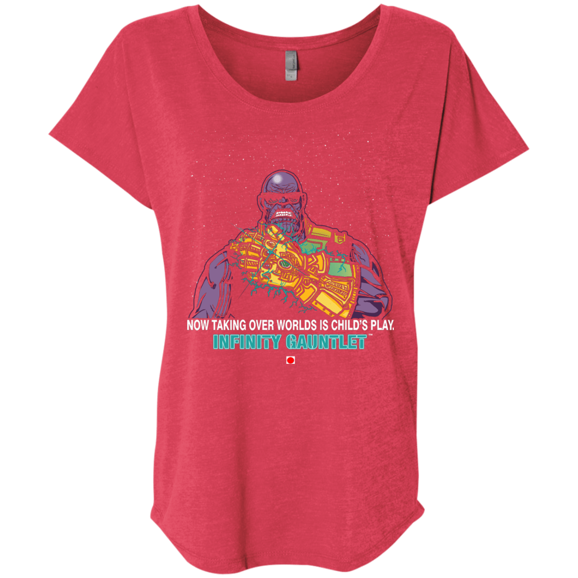 T-Shirts Vintage Red / X-Small Infinity Gear Triblend Dolman Sleeve