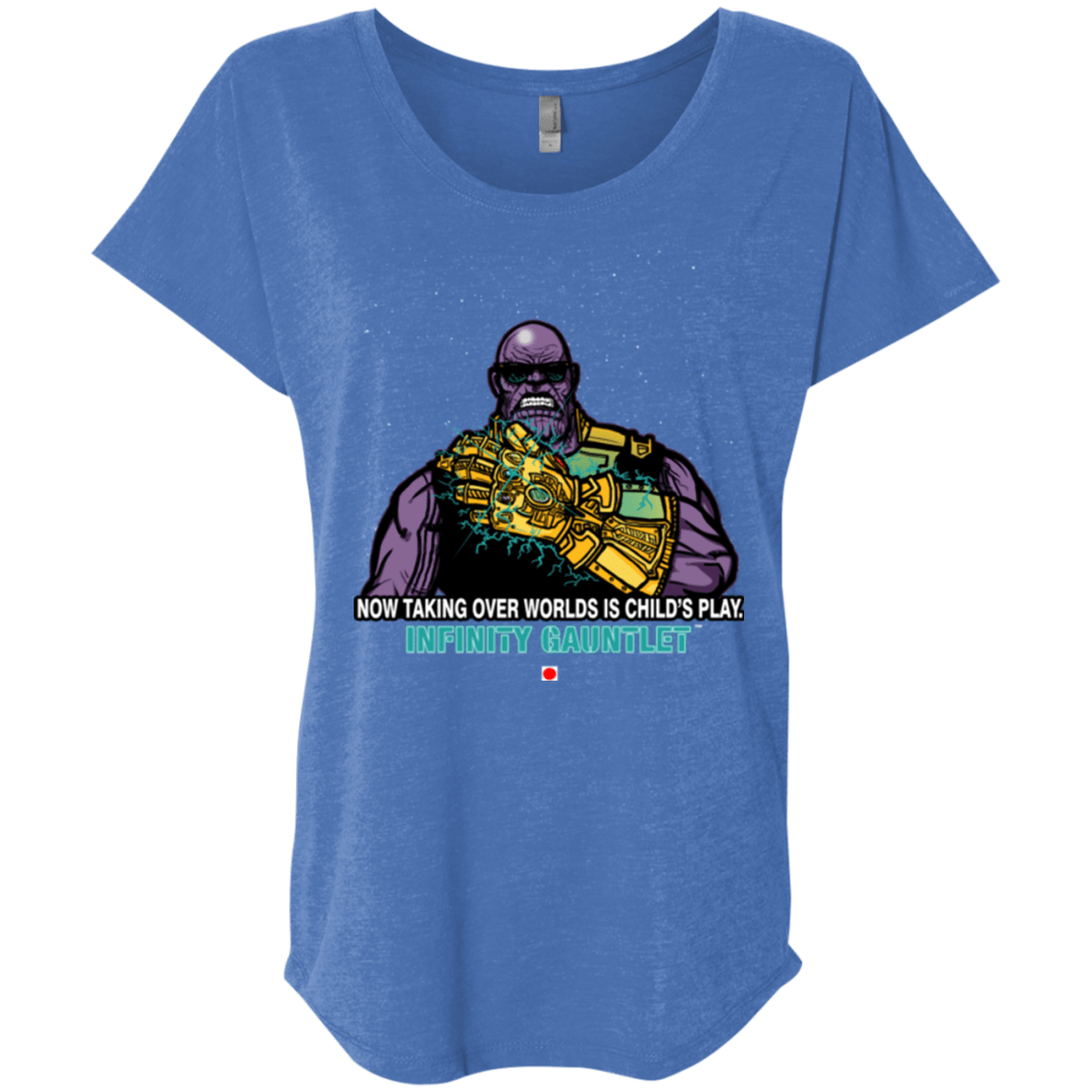 T-Shirts Vintage Royal / X-Small Infinity Gear Triblend Dolman Sleeve