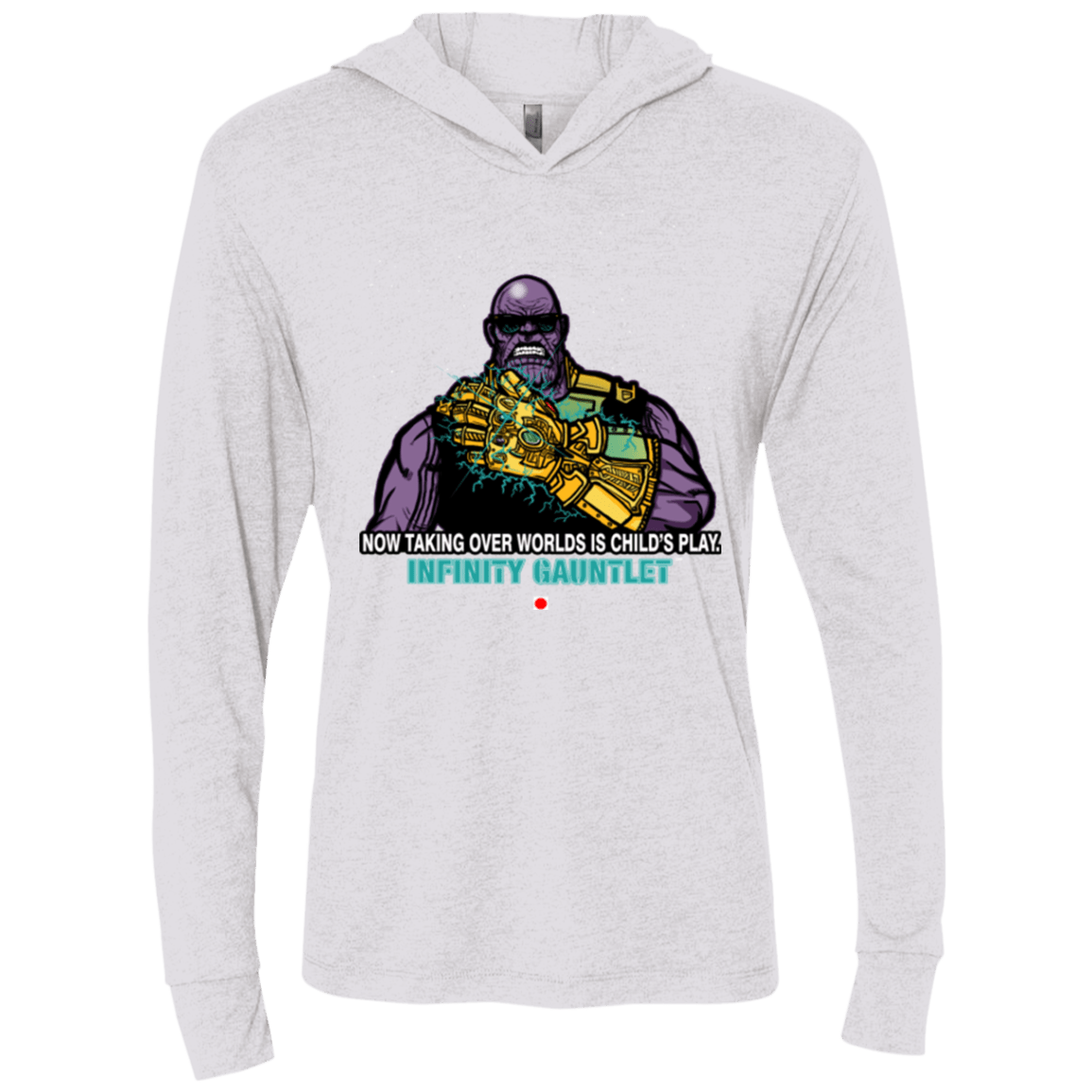 T-Shirts Heather White / X-Small Infinity Gear Triblend Long Sleeve Hoodie Tee