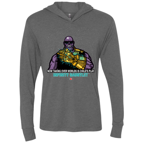 T-Shirts Premium Heather / X-Small Infinity Gear Triblend Long Sleeve Hoodie Tee