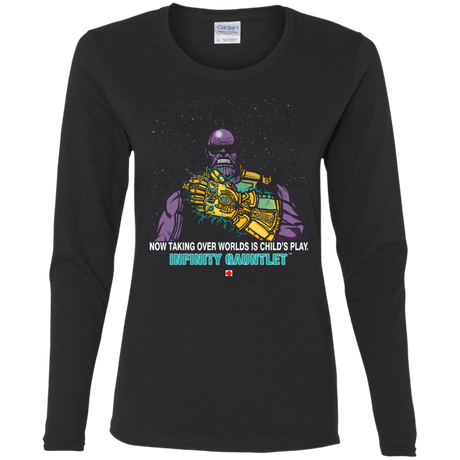 T-Shirts Black / S Infinity Gear Women's Long Sleeve T-Shirt