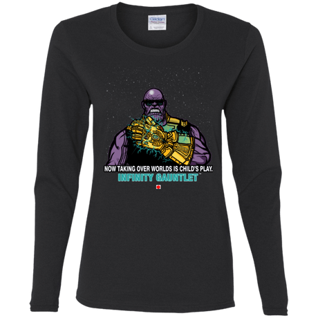 T-Shirts Black / S Infinity Gear Women's Long Sleeve T-Shirt