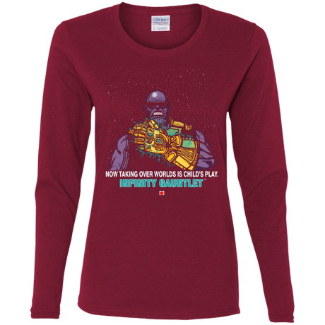 T-Shirts Cardinal / S Infinity Gear Women's Long Sleeve T-Shirt