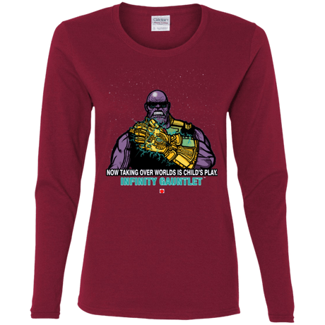 T-Shirts Cardinal / S Infinity Gear Women's Long Sleeve T-Shirt
