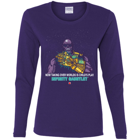 T-Shirts Purple / S Infinity Gear Women's Long Sleeve T-Shirt