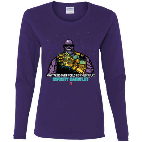 T-Shirts Purple / S Infinity Gear Women's Long Sleeve T-Shirt