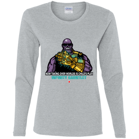 T-Shirts Sport Grey / S Infinity Gear Women's Long Sleeve T-Shirt