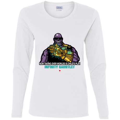 T-Shirts White / S Infinity Gear Women's Long Sleeve T-Shirt