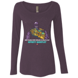 T-Shirts Vintage Purple / S Infinity Gear Women's Triblend Long Sleeve Shirt