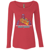 T-Shirts Vintage Red / S Infinity Gear Women's Triblend Long Sleeve Shirt