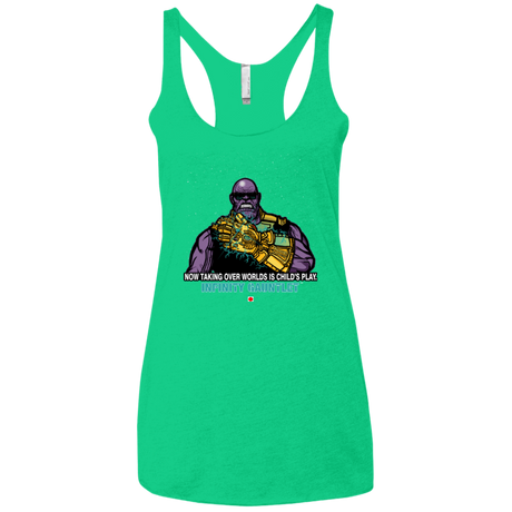 T-Shirts Envy / X-Small Infinity Gear Women's Triblend Racerback Tank